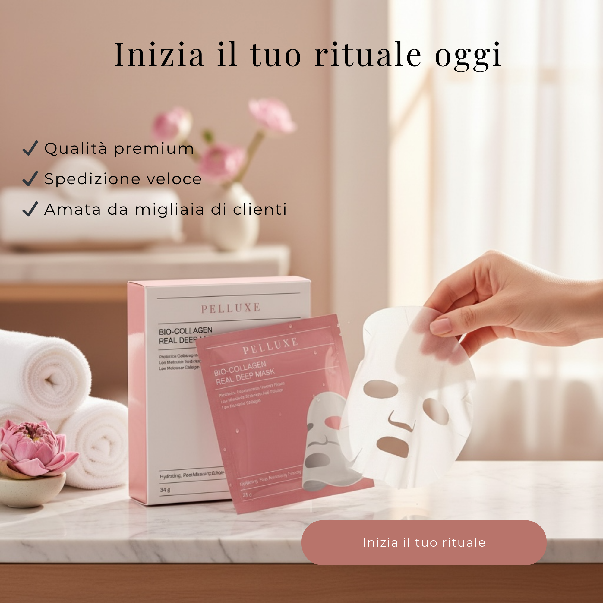 Pelluxe – Maschera Collagene Lifting